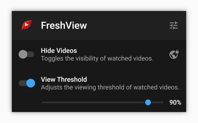 FreshView for YouTube™ chrome谷歌浏览器插件_扩展第2张截图