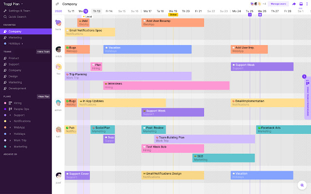 Toggl Plan: Project Planning Calendar chrome谷歌浏览器插件_扩展第3张截图