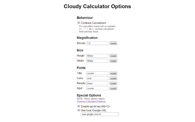 Cloudy Calculator 2 chrome谷歌浏览器插件_扩展第4张截图
