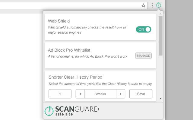 Scanguard Safe Site chrome谷歌浏览器插件_扩展第2张截图