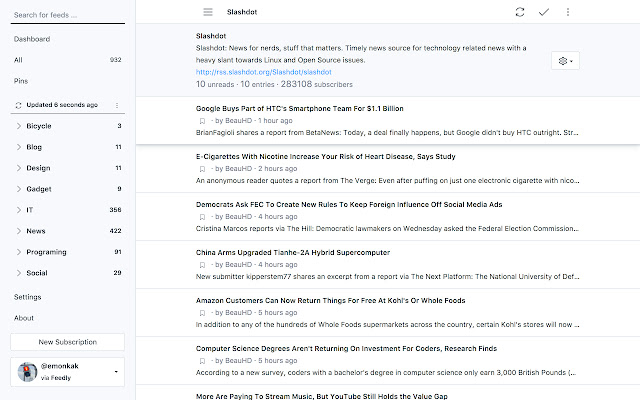 Feedpon chrome谷歌浏览器插件_扩展第2张截图