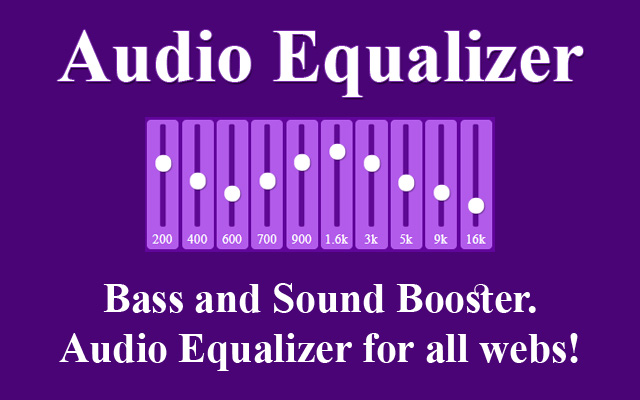 Audio Equalizer chrome谷歌浏览器插件_扩展第2张截图
