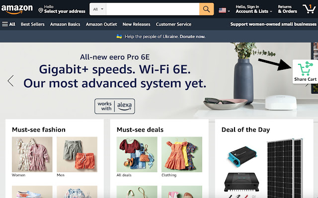 Share My Amazon Cart chrome谷歌浏览器插件_扩展第1张截图