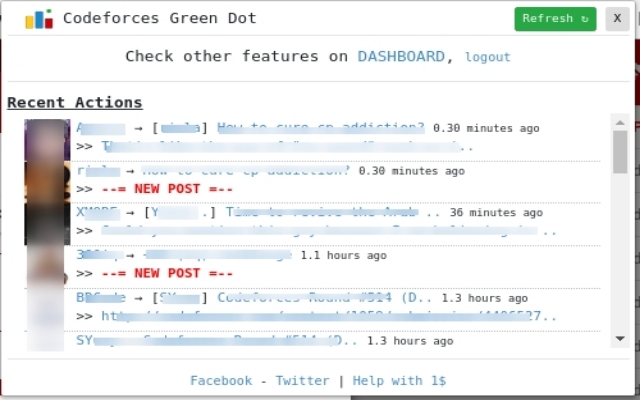 Codeforces_Green_Dot chrome谷歌浏览器插件_扩展第3张截图