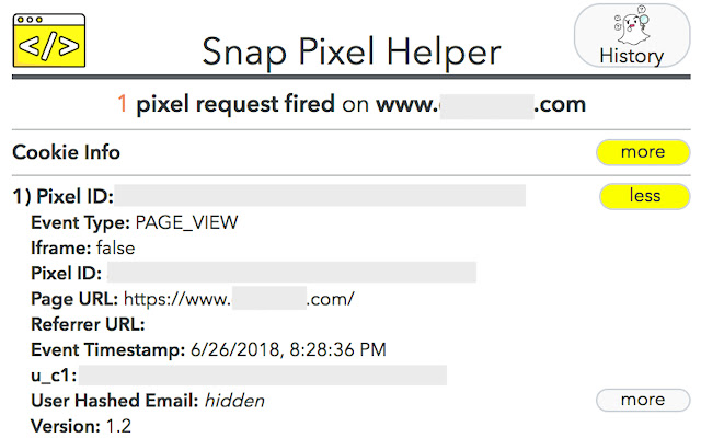 Snap Pixel Helper chrome谷歌浏览器插件_扩展第2张截图