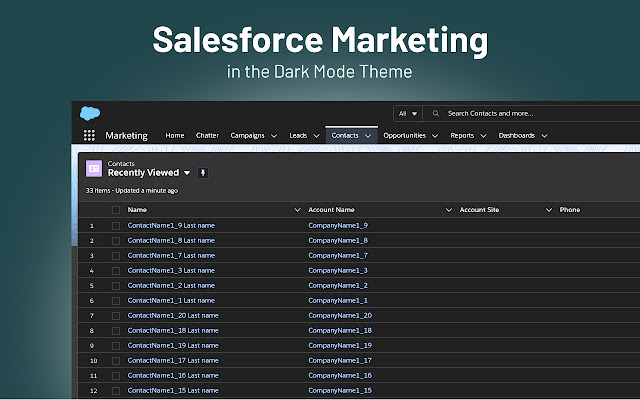 Dark Mode for Salesforce chrome谷歌浏览器插件_扩展第2张截图