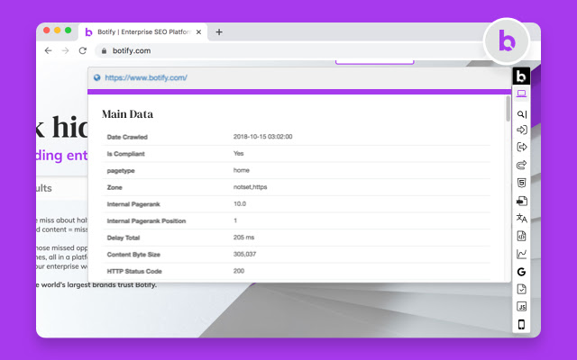 Botify Extension chrome谷歌浏览器插件_扩展第1张截图