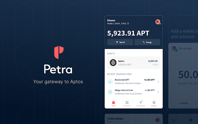 Petra Aptos Wallet chrome谷歌浏览器插件_扩展第1张截图