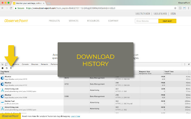 ObservePoint TagDebugger chrome谷歌浏览器插件_扩展第1张截图