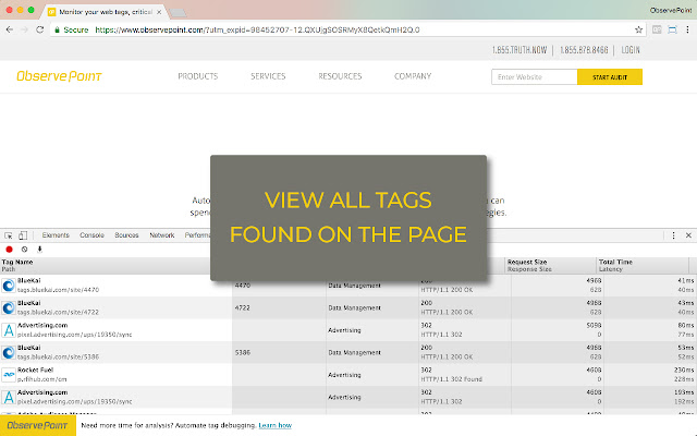 ObservePoint TagDebugger chrome谷歌浏览器插件_扩展第2张截图