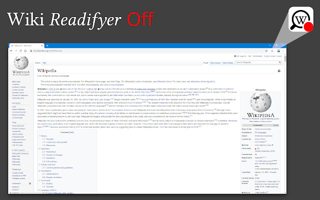 Wiki Readifyer chrome谷歌浏览器插件_扩展第2张截图