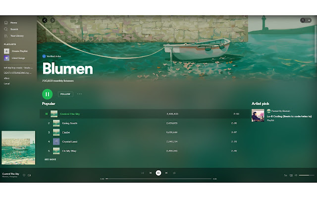 Spotify Dynamic Theme + chrome谷歌浏览器插件_扩展第4张截图