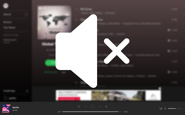 SpotiShush chrome谷歌浏览器插件_扩展第1张截图