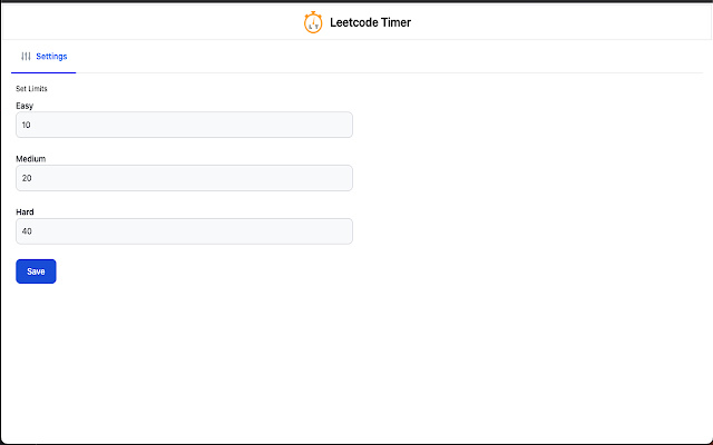 LeetCode Timer chrome谷歌浏览器插件_扩展第5张截图