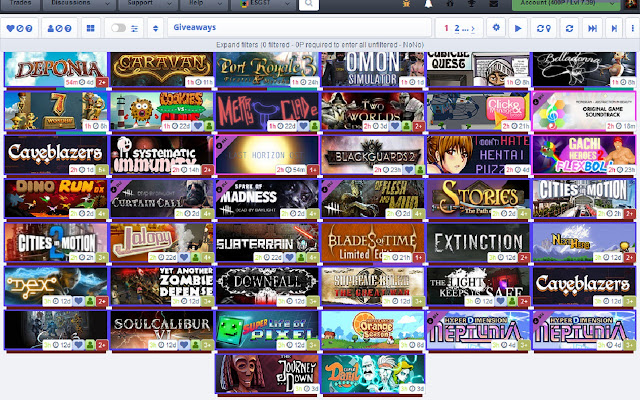 Enhanced SteamGifts & SteamTrades (ESGST) chrome谷歌浏览器插件_扩展第1张截图