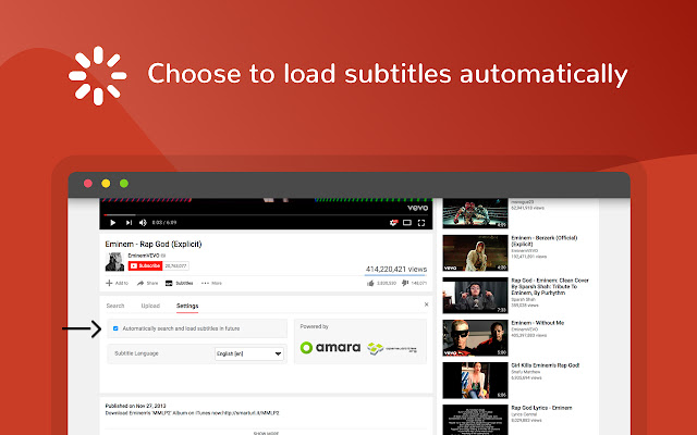 Subtitles For YouTube chrome谷歌浏览器插件_扩展第4张截图