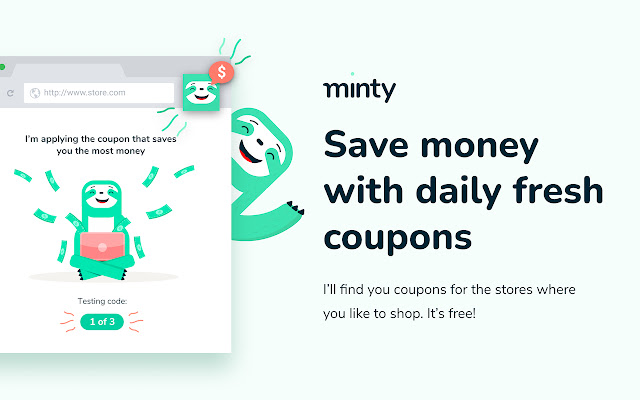 Minty: A fresh way to shop chrome谷歌浏览器插件_扩展第1张截图