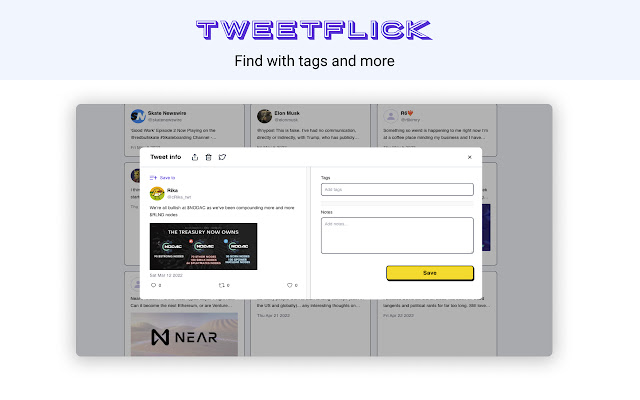 tweetflick chrome谷歌浏览器插件_扩展第3张截图