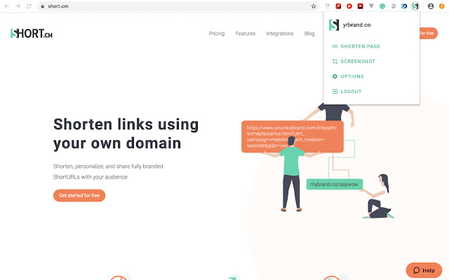 Short.io chrome谷歌浏览器插件_扩展第1张截图