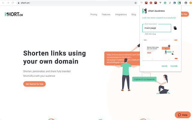 Short.io chrome谷歌浏览器插件_扩展第4张截图