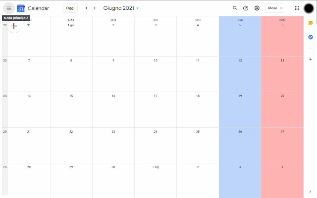 Google Calendar Weekend Highlighter chrome谷歌浏览器插件_扩展第2张截图
