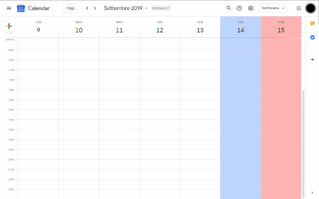 Google Calendar Weekend Highlighter chrome谷歌浏览器插件_扩展第4张截图