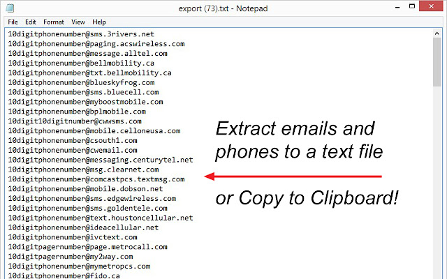 Email Exporter chrome谷歌浏览器插件_扩展第3张截图