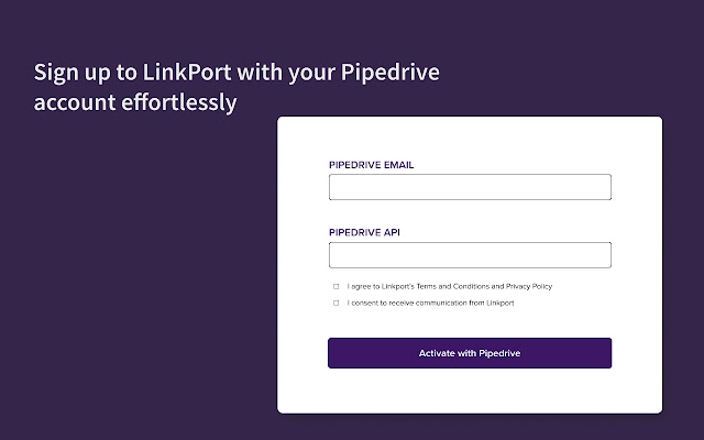 Free LinkedIn to Pipedrive importer chrome谷歌浏览器插件_扩展第2张截图