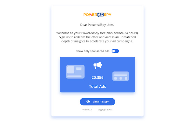 PowerAdSpy - Ad Intelligence chrome谷歌浏览器插件_扩展第1张截图