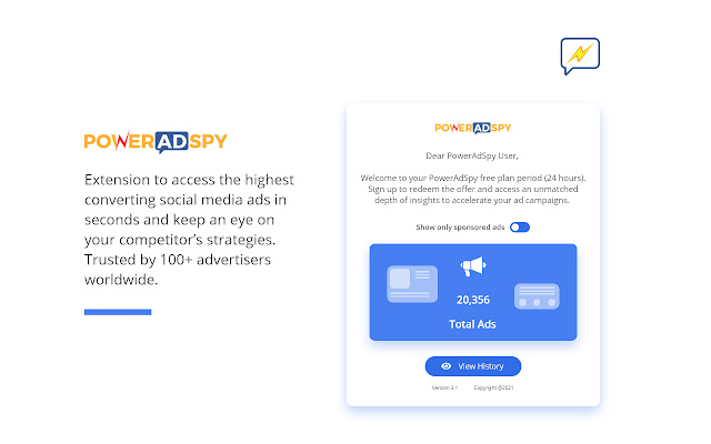 PowerAdSpy - Ad Intelligence chrome谷歌浏览器插件_扩展第2张截图