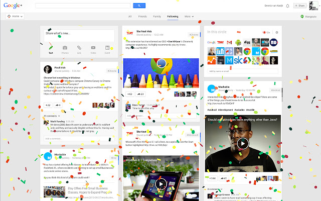 Confetti! Confetti all over... What else? chrome谷歌浏览器插件_扩展第1张截图