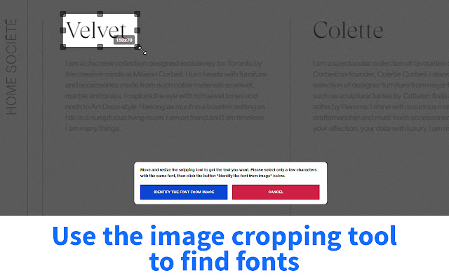 Font Identifier by WhatFontIs chrome谷歌浏览器插件_扩展第4张截图