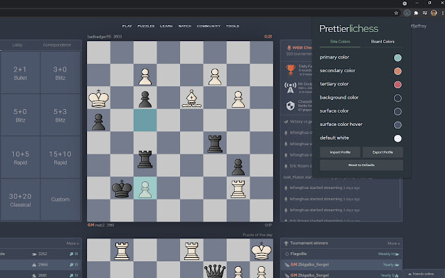 Prettier Lichess chrome谷歌浏览器插件_扩展第5张截图