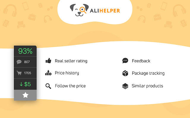 AliHelper - shopping assistant chrome谷歌浏览器插件_扩展第1张截图