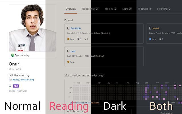 ReaDark - Reading & Dark Mode chrome谷歌浏览器插件_扩展第1张截图