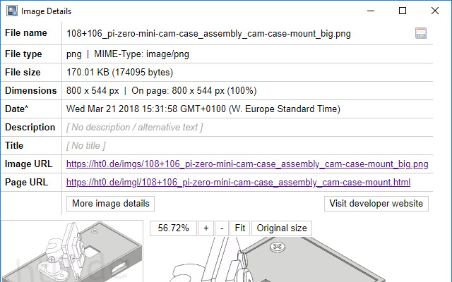Image-Details chrome谷歌浏览器插件_扩展第2张截图