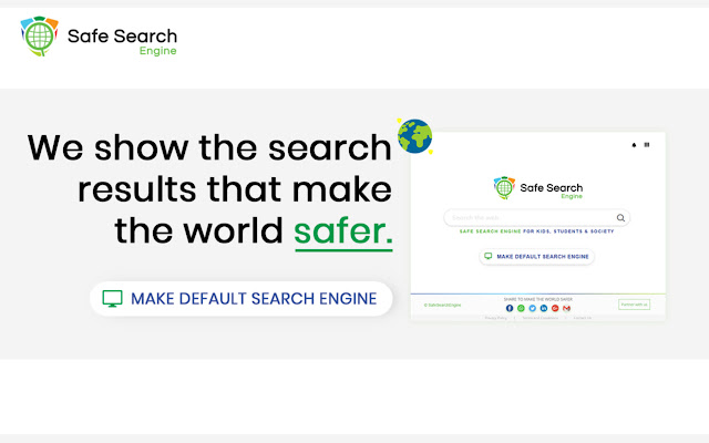 Safe Search Engine - SafeSearchEngine.com chrome谷歌浏览器插件_扩展第1张截图