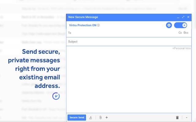 Virtru Email Protection chrome谷歌浏览器插件_扩展第1张截图