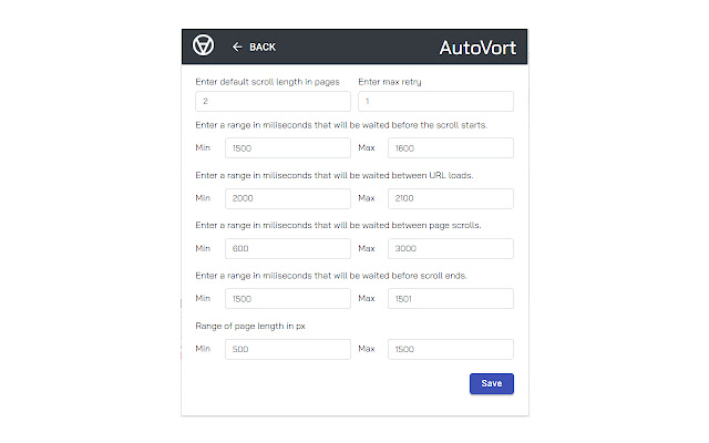 AutoVort chrome谷歌浏览器插件_扩展第3张截图