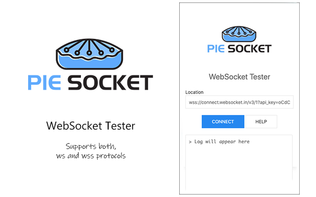 PieSocket WebSocket Tester chrome谷歌浏览器插件_扩展第1张截图