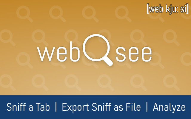 webQsee Web Sniffer & Recorder chrome谷歌浏览器插件_扩展第1张截图