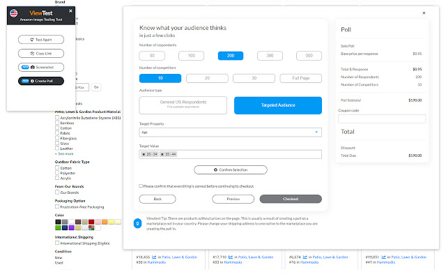 VIEWTEST - Amazon Image Testing Tool chrome谷歌浏览器插件_扩展第2张截图
