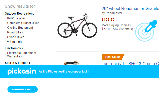 pickasin - The ASIN tool for Amazon™ chrome谷歌浏览器插件_扩展第1张截图