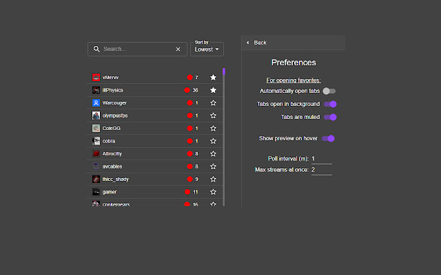 Twitch Lurker chrome谷歌浏览器插件_扩展第2张截图