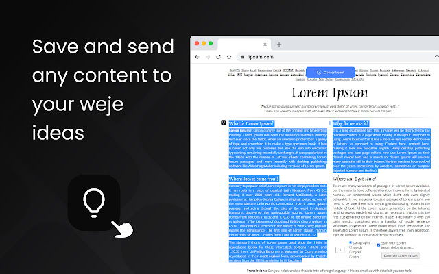 Weje Web Clipper chrome谷歌浏览器插件_扩展第2张截图