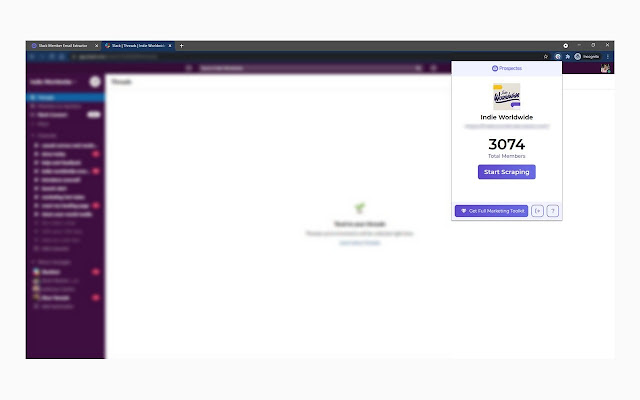 Slack Member Extractor - Prospectss.com chrome谷歌浏览器插件_扩展第2张截图