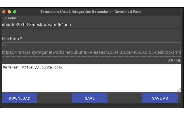 Aria2 Integration Extension chrome谷歌浏览器插件_扩展第2张截图