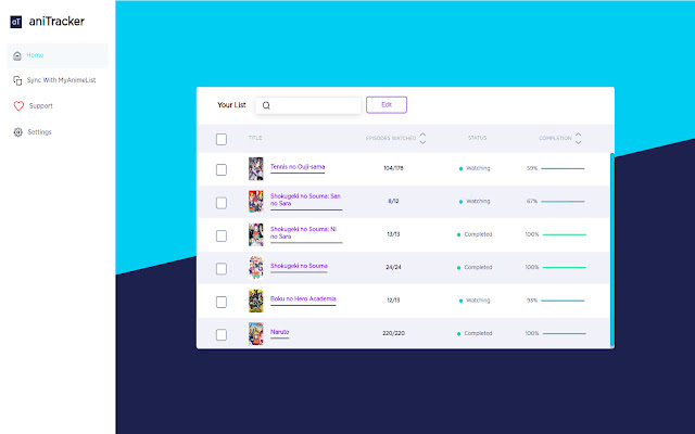 aniTrack chrome谷歌浏览器插件_扩展第1张截图