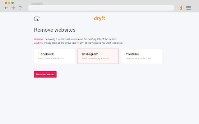 Dryft chrome谷歌浏览器插件_扩展第4张截图