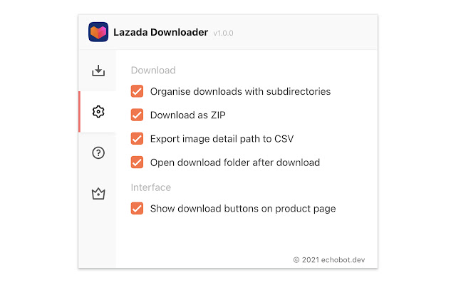 Lazada Downloader - Save lazada images chrome谷歌浏览器插件_扩展第2张截图